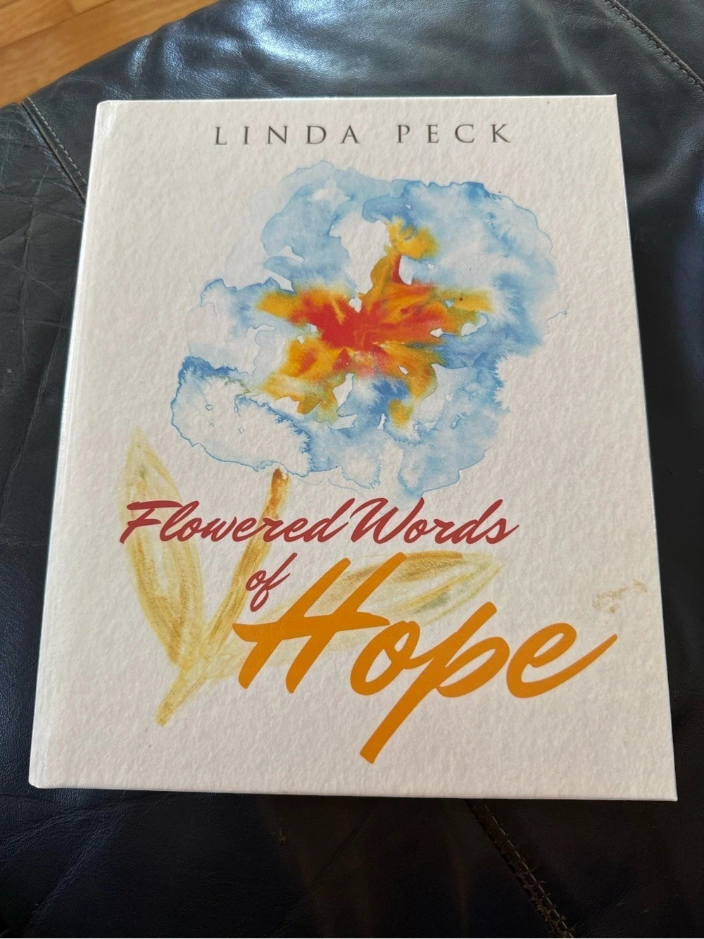 Christian Faith Publishing Flowered Words of Hope Floral Inspirational Book by L